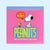 Sun-Star Peanuts Snoopy Square Memo Pad - Pink - New Limited Edition