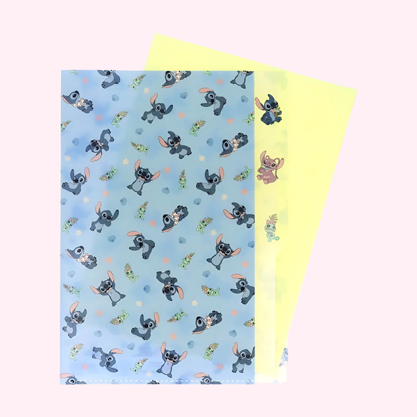Sun-Star & Disney Stitch A4 Folder With Dividers - Limited Summer Edition - Stitch