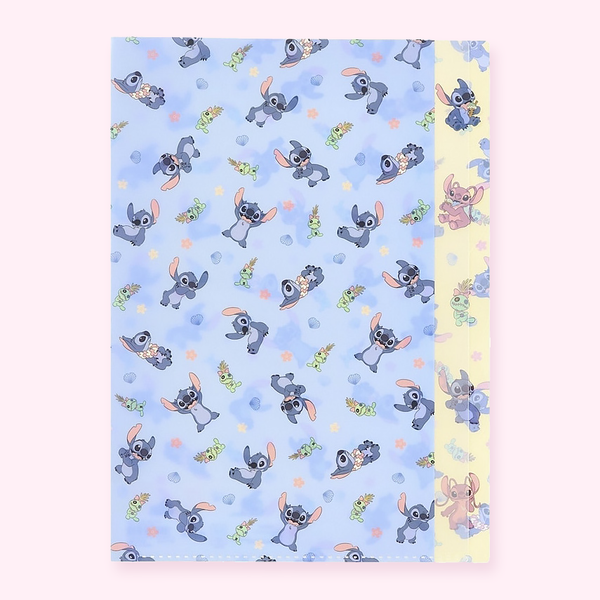 Sun-Star & Disney Stitch A4 Folder With Dividers - Limited Summer Edition - Stitch