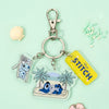 Sun-Star & Disney Stitch Keychain - Limited Summer Edition - Yellow