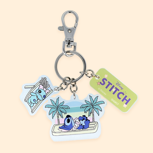 Sun-Star & Disney Stitch Keychain - Limited Summer Edition - Yellow