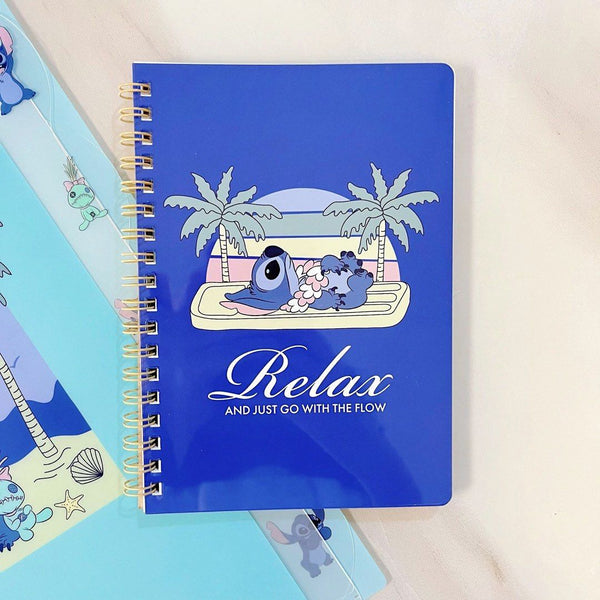 Sun-Star & Disney Stitch Notebook - Limited Summer Edition - Relax