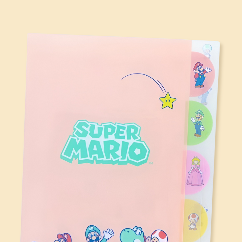 Sun-Star & Nintendo Super Mario Folder With Dividers - Mikata - Limited ...