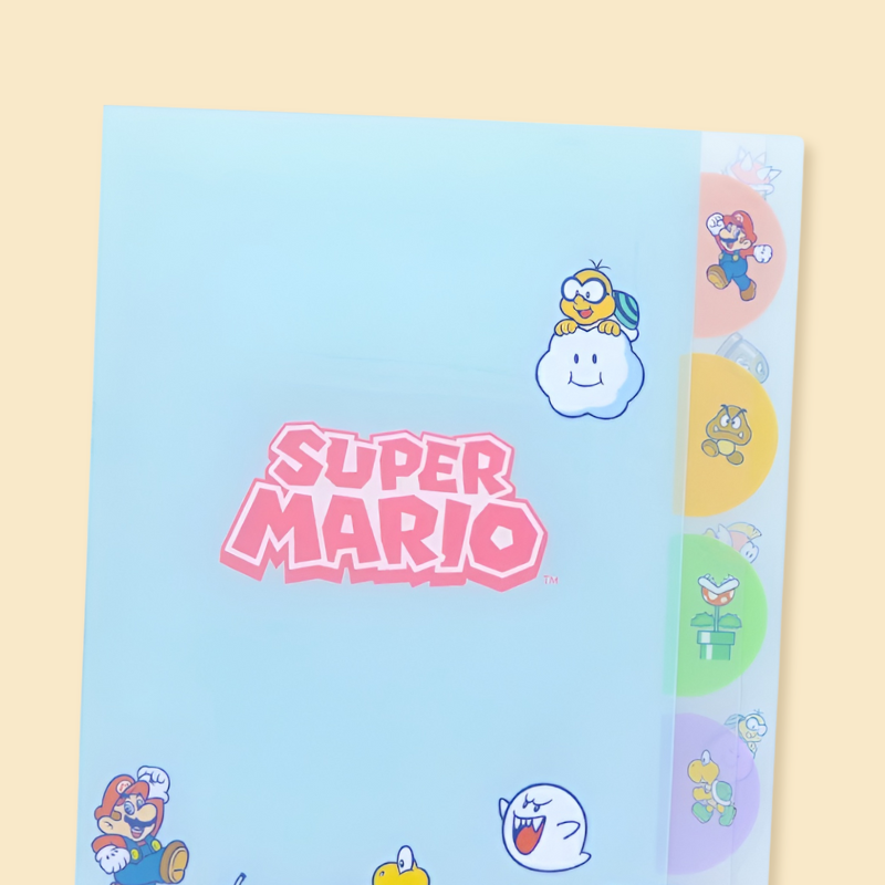 Sun-Star & Nintendo Super Mario Folder With Dividers - Teki - Limited ...
