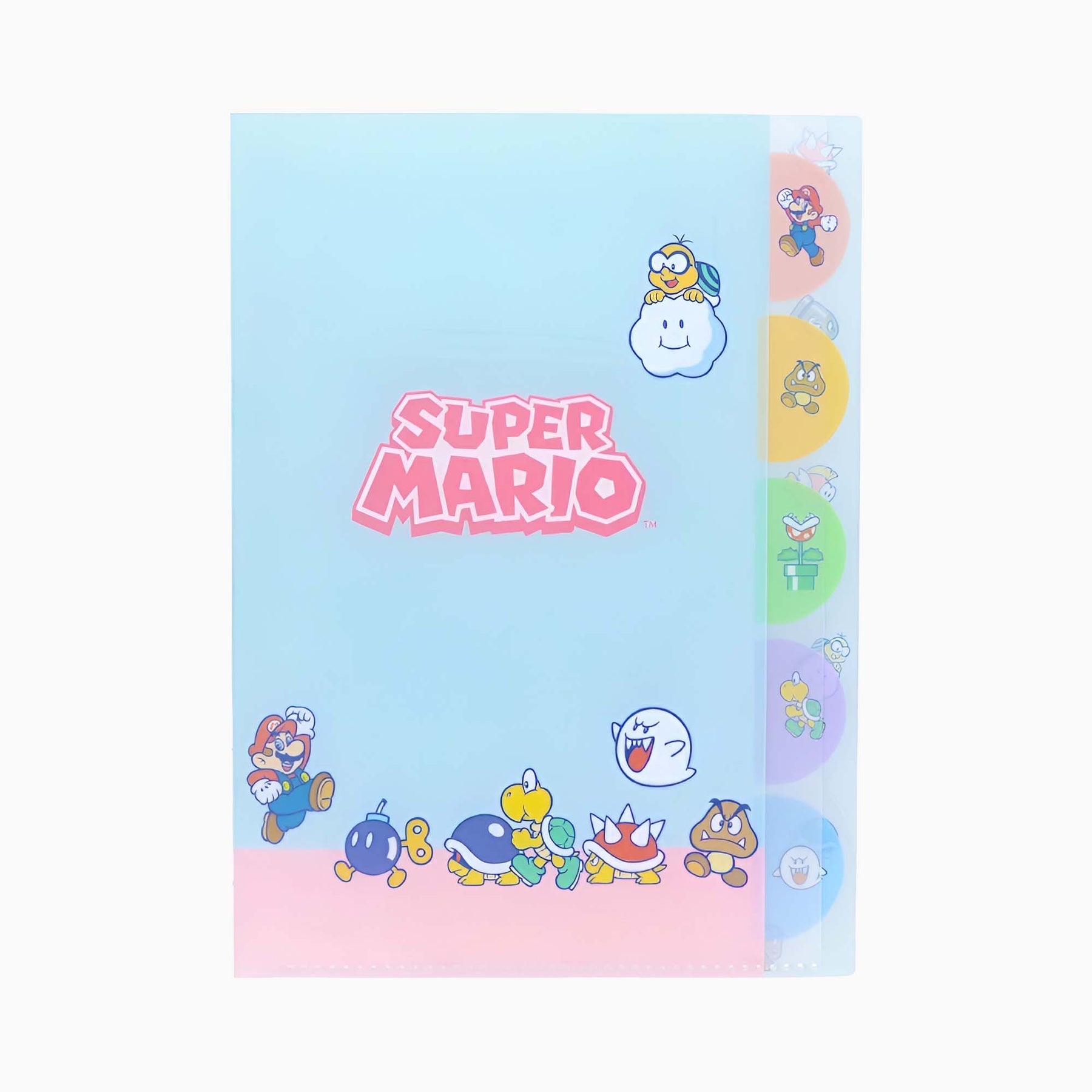 Sun-Star & Nintendo Super Mario Folder With Dividers - Teki - Limited ...
