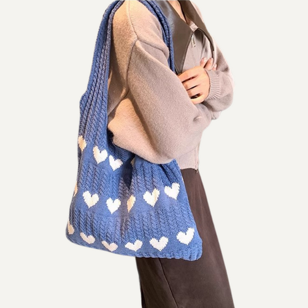 Sweetheart Knit Tote (3 Colors)