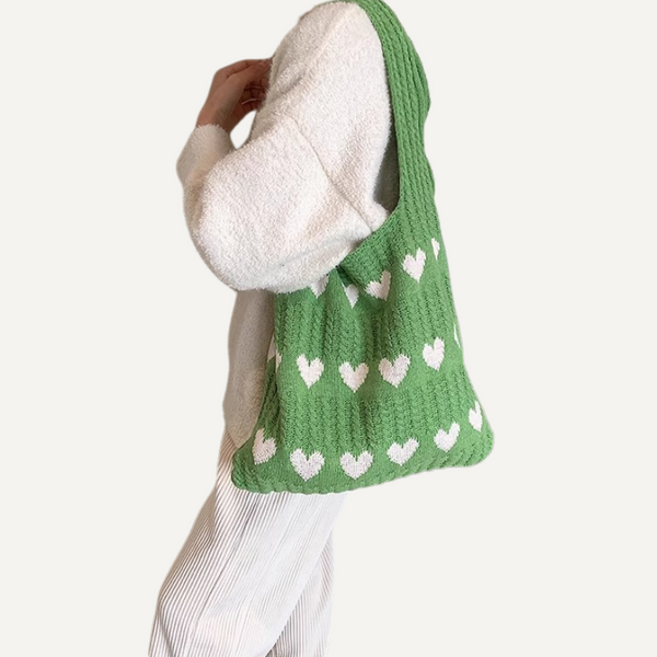 Sweetheart Knit Tote (3 Colors)