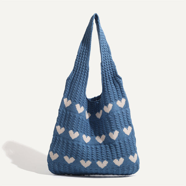 Sweetheart Knit Tote (3 Colors)