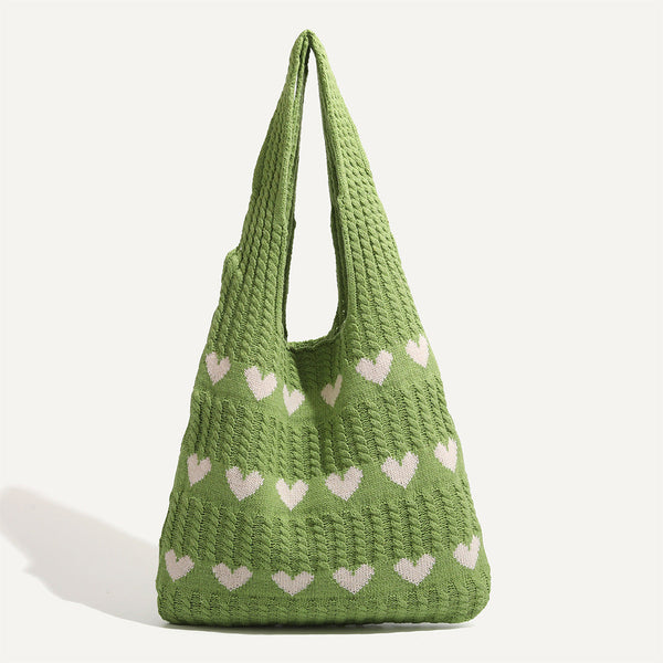 Sweetheart Knit Tote (3 Colors)