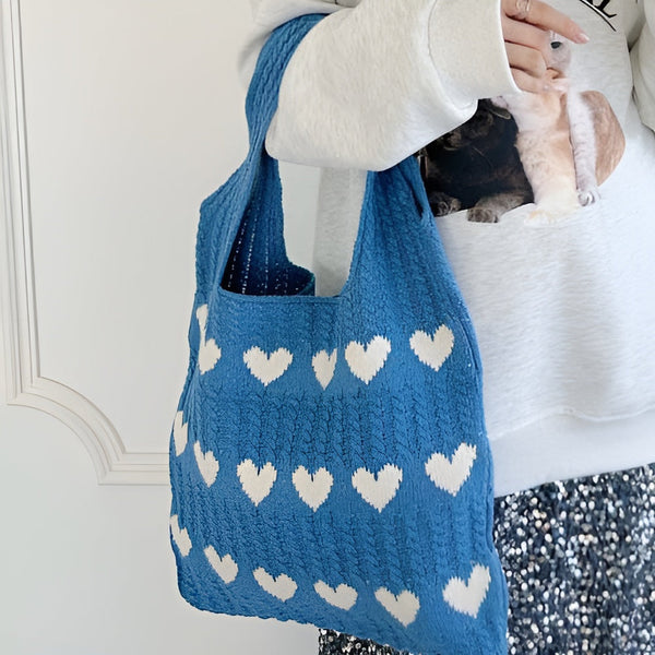Sweetheart Knit Tote (3 Colors)