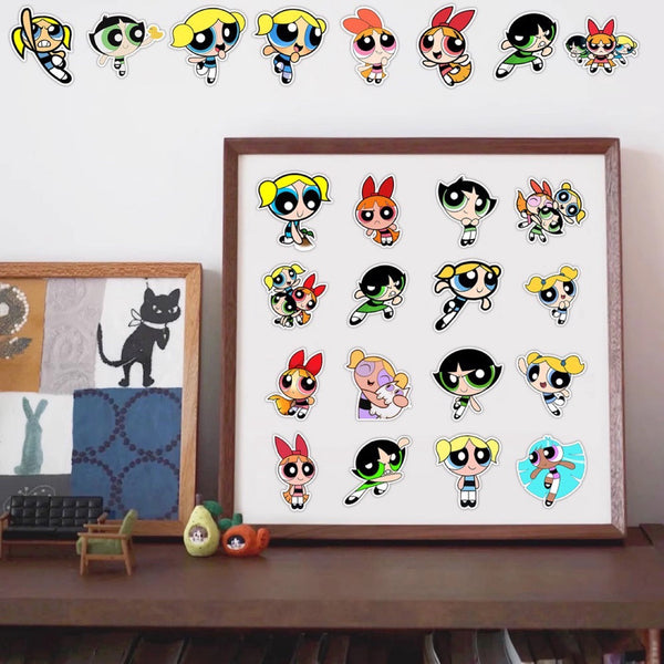 The Powerpuff Girls Cartoon Stickers