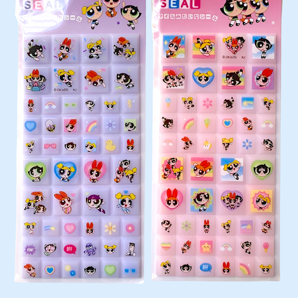 The Powerpuff Girls Drop Block Stickers