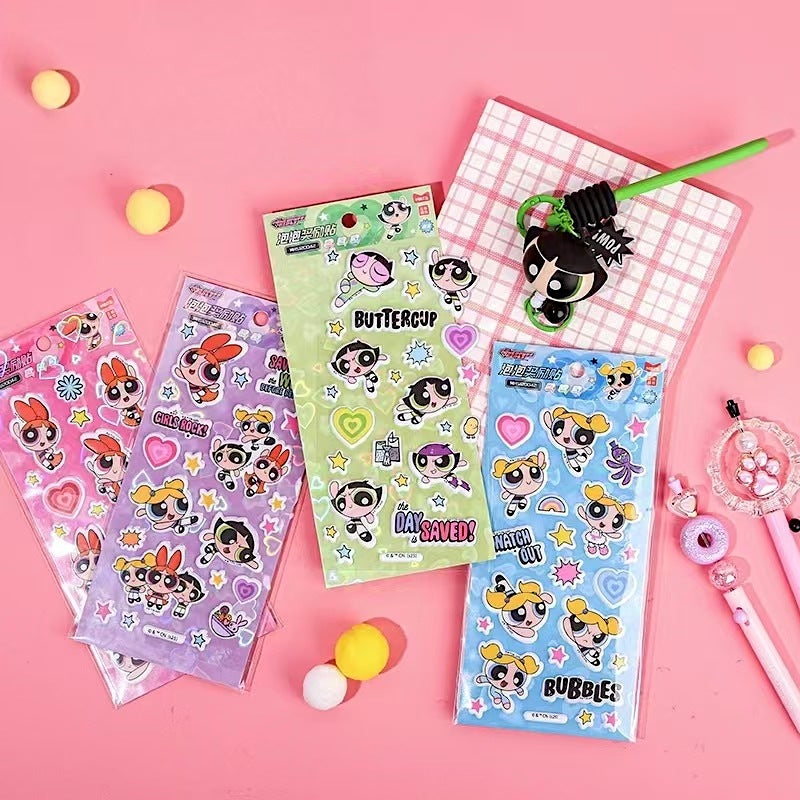 The Powerpuff Girls Puffy Stickers – Kawaii Stationery Shop