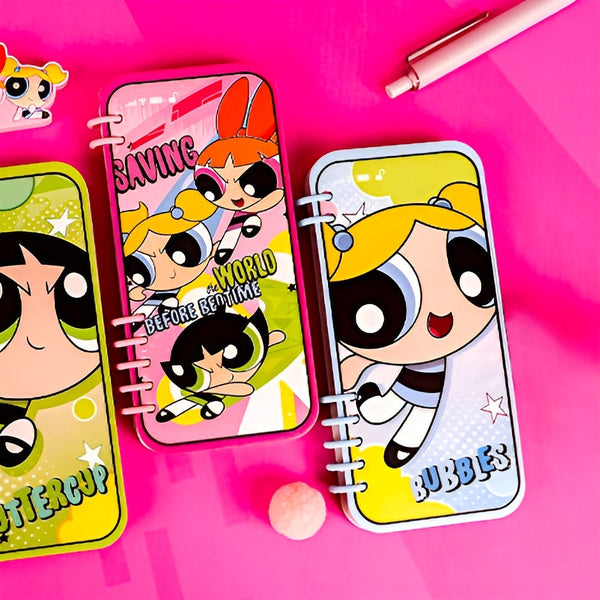 The Powerpuff Girls Spiral Notebook - Sugar, Spice, and Everything Nice
