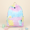 Rainbow Tie-Dye Nylon Backpack - Sunshine Sorbet