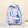 Rainbow Tie-Dye Nylon Backpack - Cotton Candy Skies