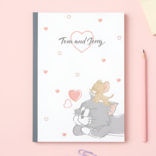 Tom & Jerry B5 Notebook - I'm So Lucky To Have a Friend Like You - Hearts