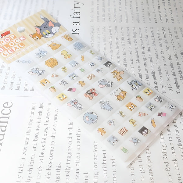 Tom & Jerry Drop Block Stickers