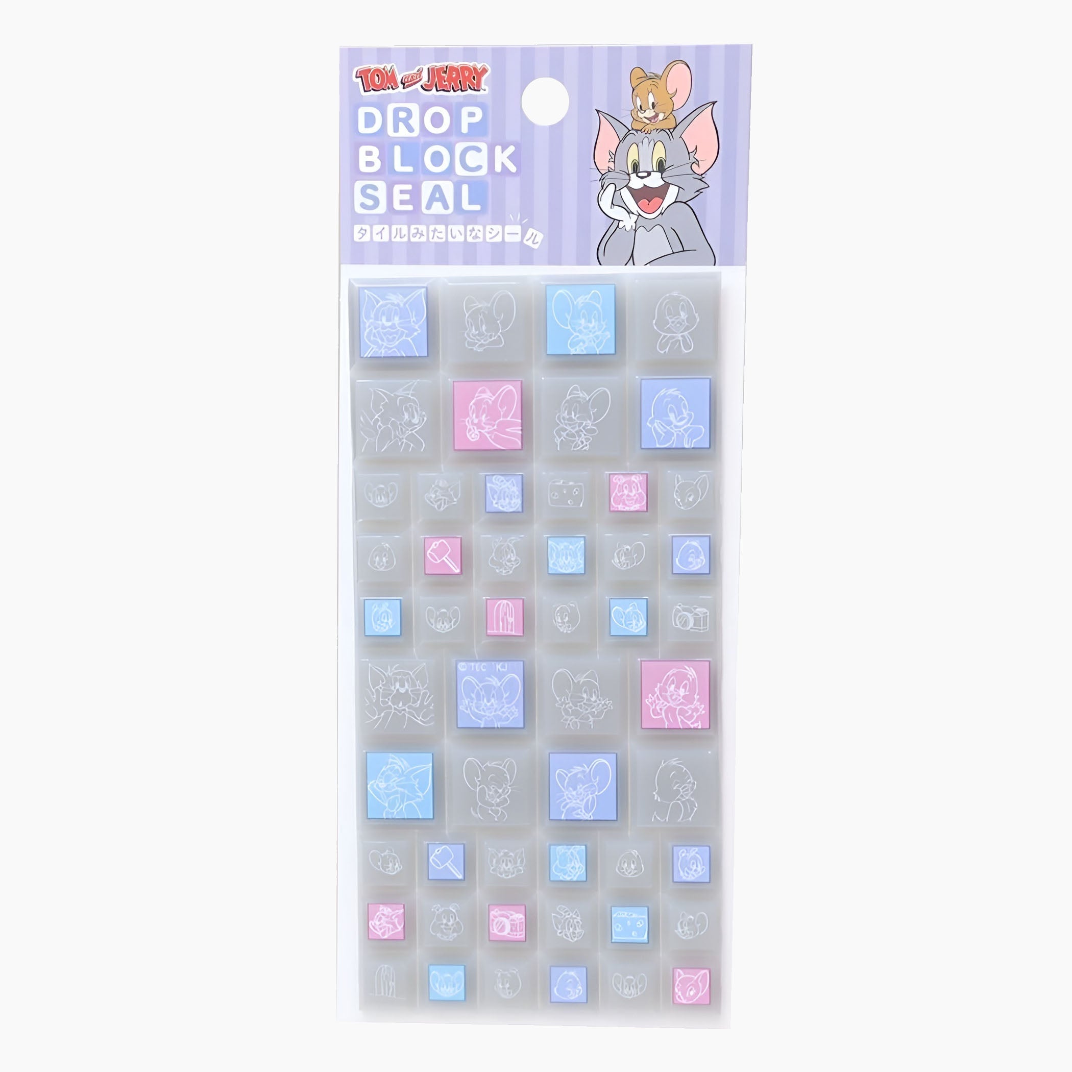 Tom Line Sticker Tom & Jerry Drop Block Stickers – Kawaii Stationery Shop