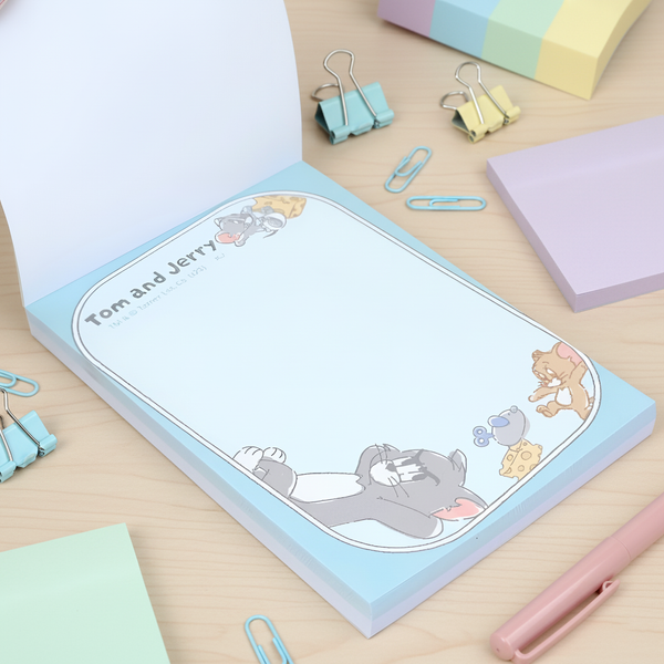 Tom & Jerry Memo Pad - I'm So Lucky To Have a Friend Like You - Cheese Pouch