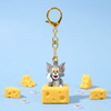 Tom & Jerry Pendant Keychain - I Love Cheese - Limited Edition - Tom