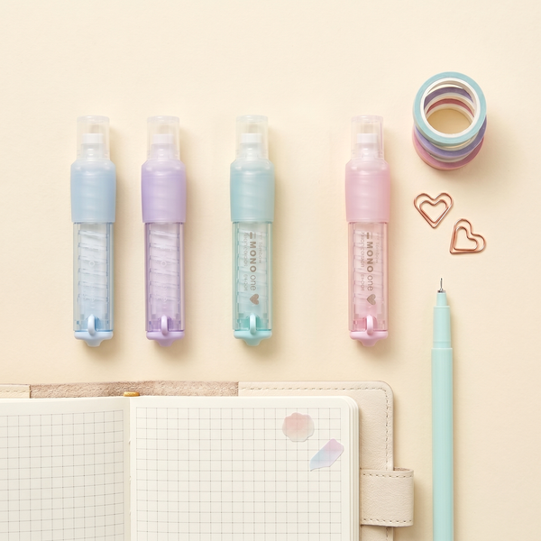 Tombow Mono One Holder Eraser - Matte Pastel Series