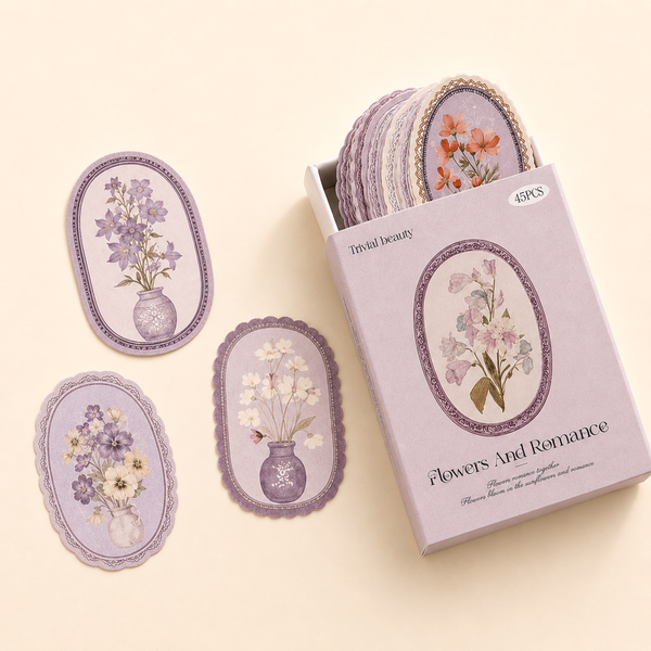 Vintage Botanica Label Stickers