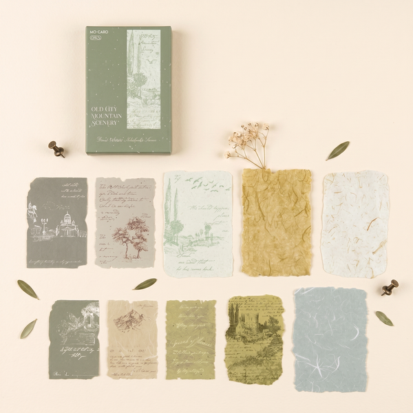 Vintage Botanical Collage Papers