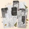 Vintage Botanical Collage Papers