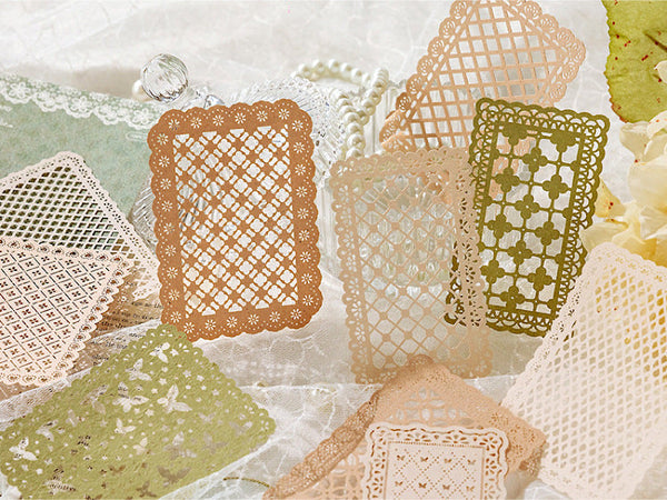 Vintage Crochet Paper Set