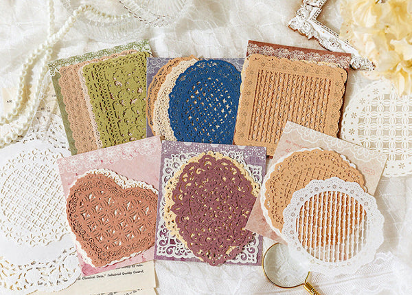 Vintage Crochet Paper Set