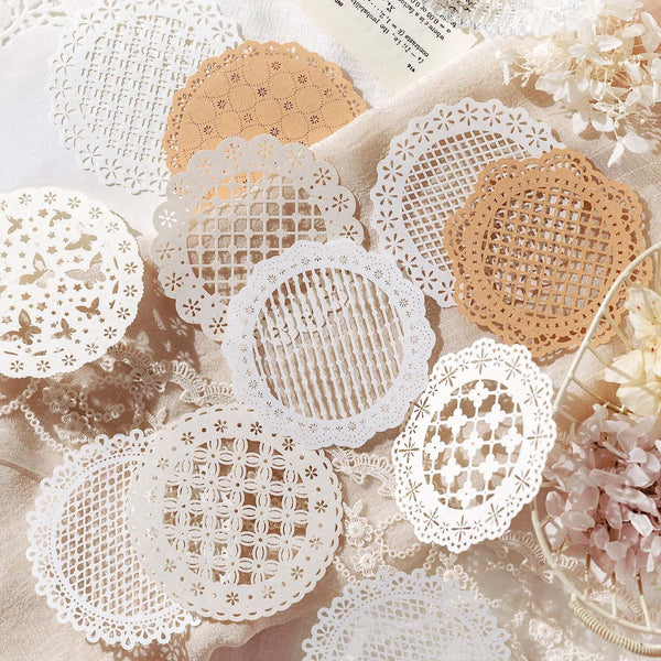 Vintage Crochet Paper Set