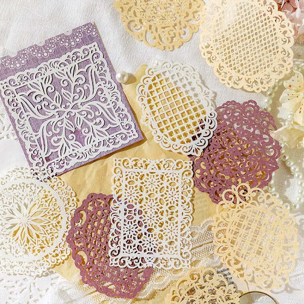 Vintage Crochet Paper Set