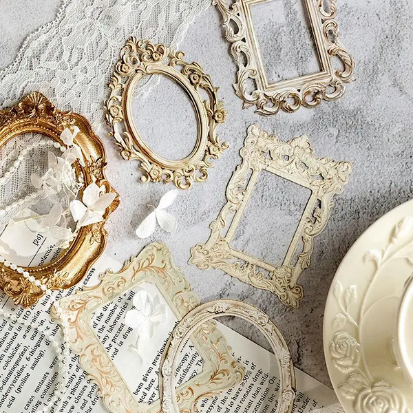 Vintage Frame Scrapbooking Stickers