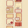 Vintage Label Washi Sticker Roll