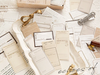 Vintage Loose Leaf Decorative Scrapbooking Stickers