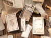 Vintage Loose Leaf Decorative Scrapbooking Stickers