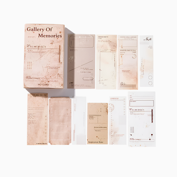 Vintage Loose Leaf Decorative Scrapbooking Stickers