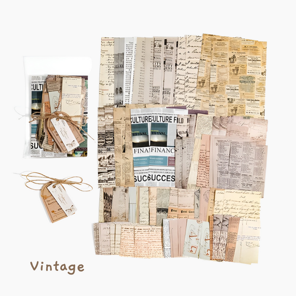 Vintage Scrapbooking Paper Pack
