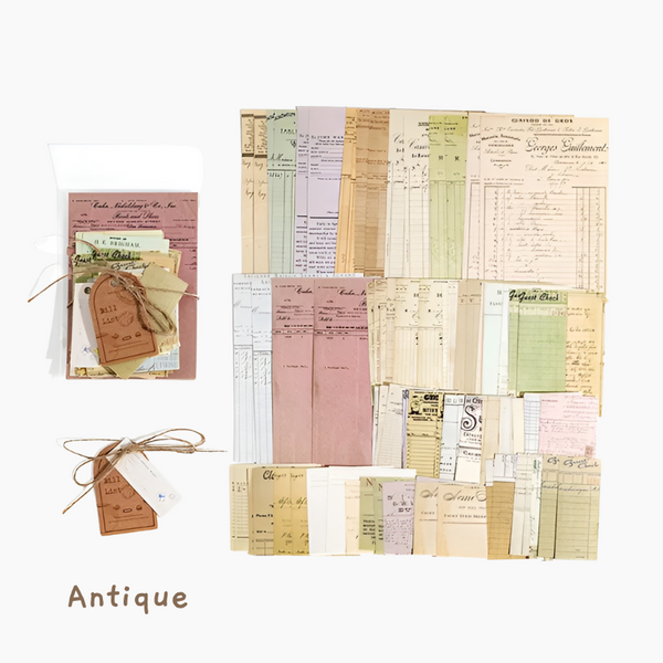 Vintage Scrapbooking Paper Pack