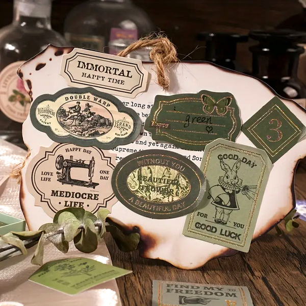 Vintage Seal Boxed Journaling Stickers