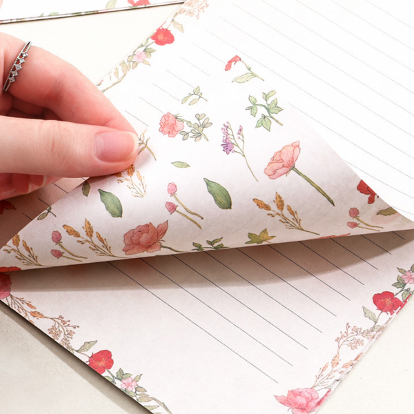 Vintage Botanical Letter Collection - Set of 6