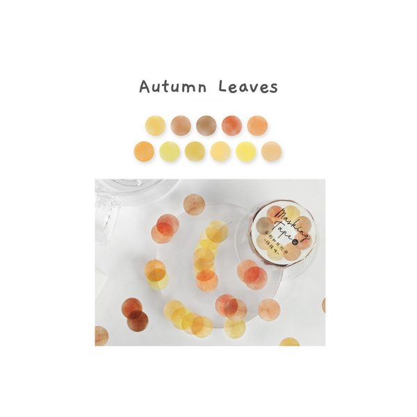 Watercolor Dot Masking Sticker Roll