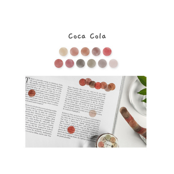 Watercolor Dot Masking Sticker Roll