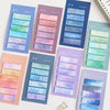 Watercolor Index Sticky Notes