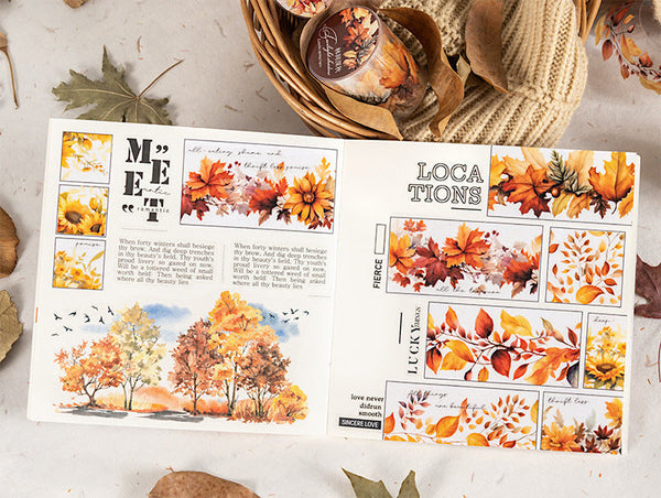 When Leaves Fall Clear Masking Tapes