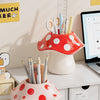 Whimsical Mushroom Pen Holder