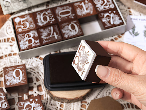 Whimsical Nature Stamp Collection - Alphabet and Numbers