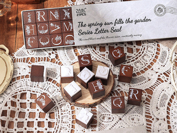 Whimsical Nature Stamp Collection - Alphabet and Numbers