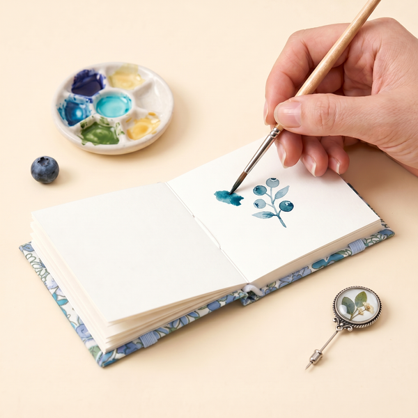 Blueberry Mini Art Sketchbook